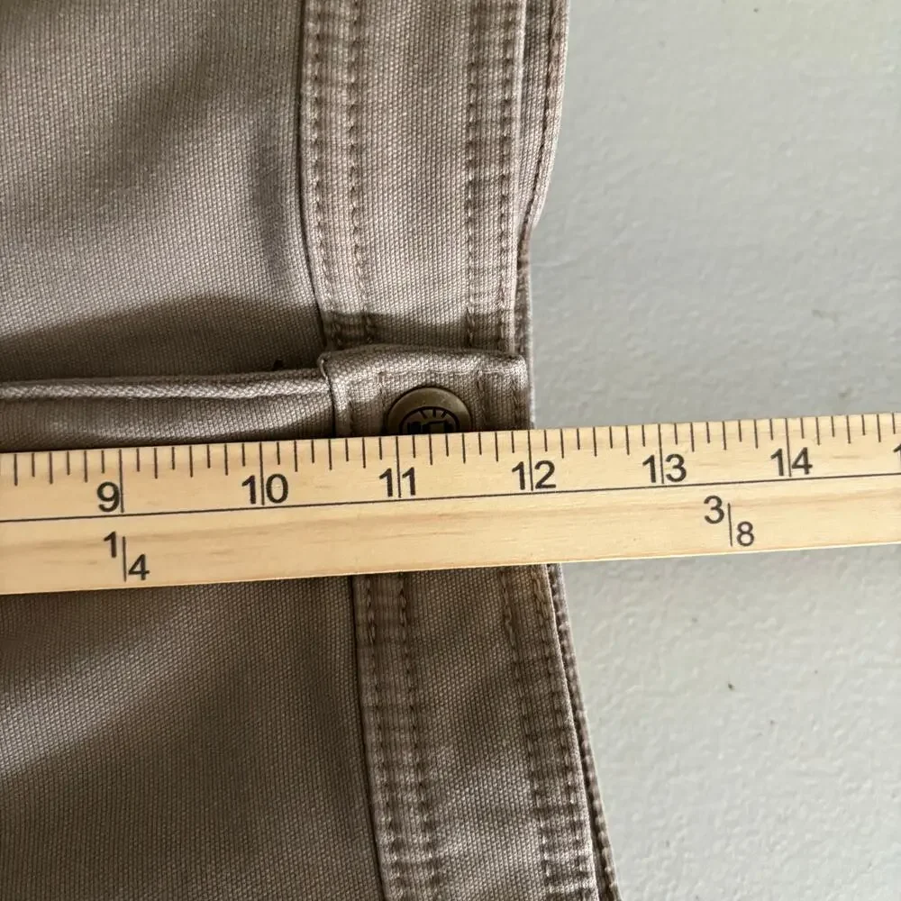 Coleman Men's Size 40x30 Brown Fleece Lined Utility Carpenter Stretch Work Pants